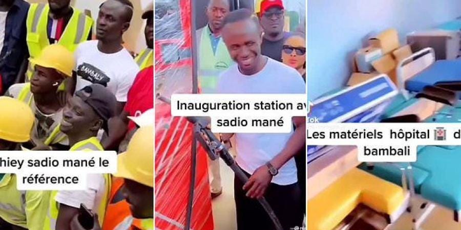 Kind-hearted Sadio Mane continues to transform his home village of Bambali  in Senegal as video