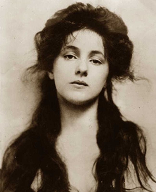 “Cecile Lapin,” a/k/a Evelyn Nesbit (1885-1967), c1905