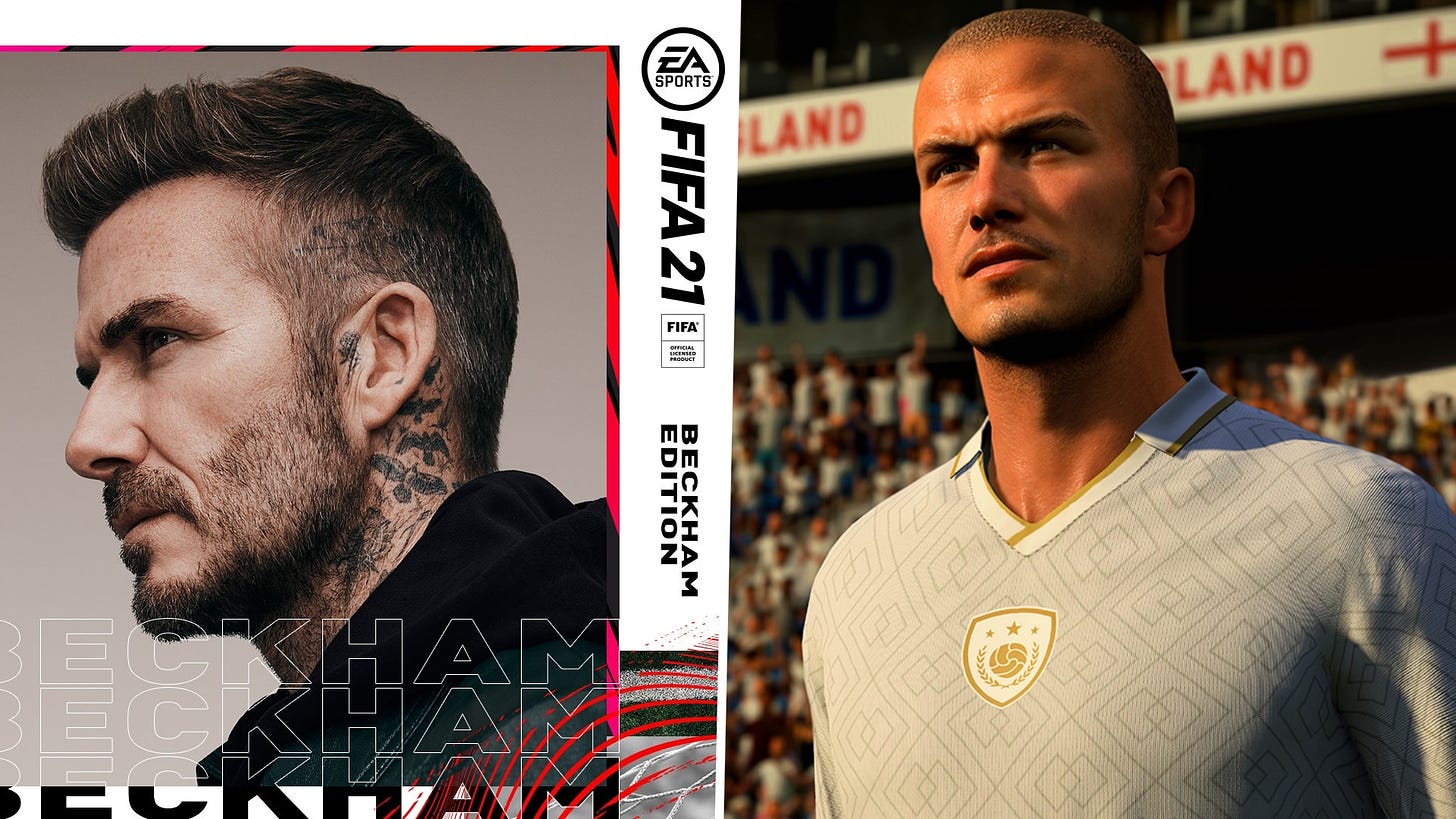 David Beckham announced as FIFA 21 FUT Icon after teaming up with EA Sports  as ambassador | Goal.com