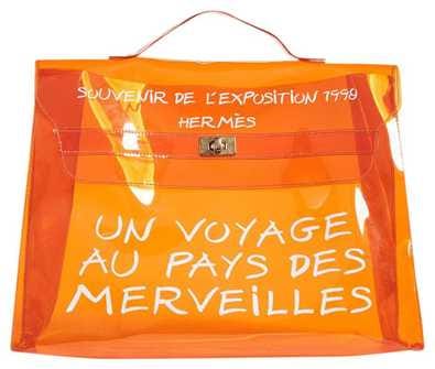 Hermes Hermès Orange L'exposition Clear Souvenir Kelly 4H52a Size ONE SIZE - 1 Preview