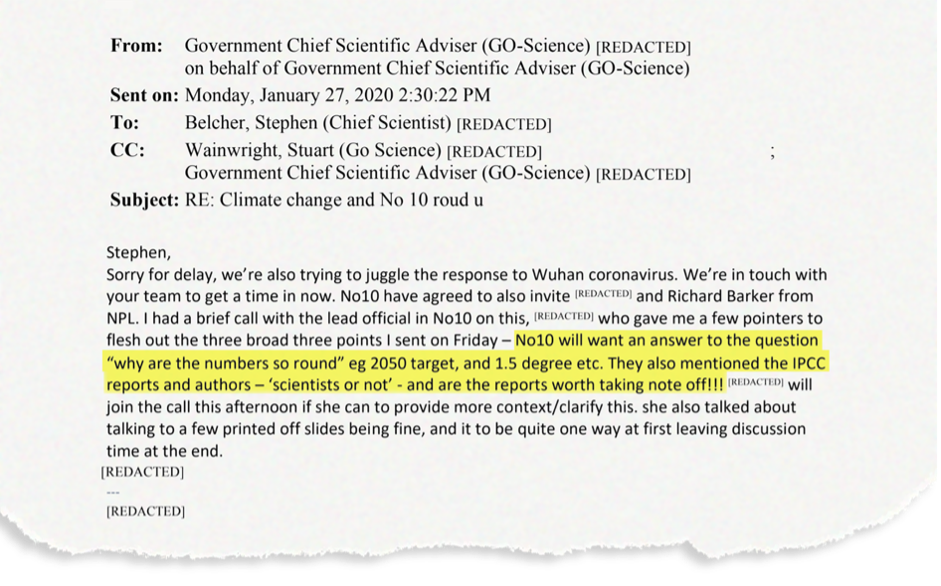 Figure 1. From The 11 slides that finally convinced Boris Johnson about global warming CarbonBrief.org