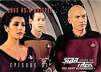 Deanna Troi Data Captain Picard trading card Star Trek ...