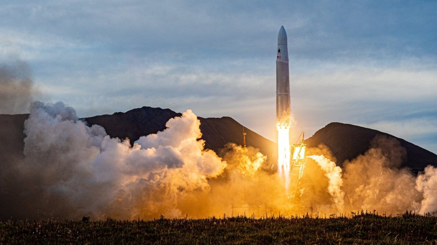 Astra's Rocket 3.1 launches from the Pacific Spaceport Complex in Alaska on Sept. 11, 2020. (Image credit: Astra/John Kraus)