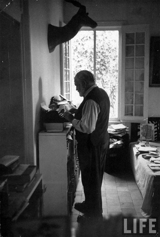 Ernest Hemingway's standing desk