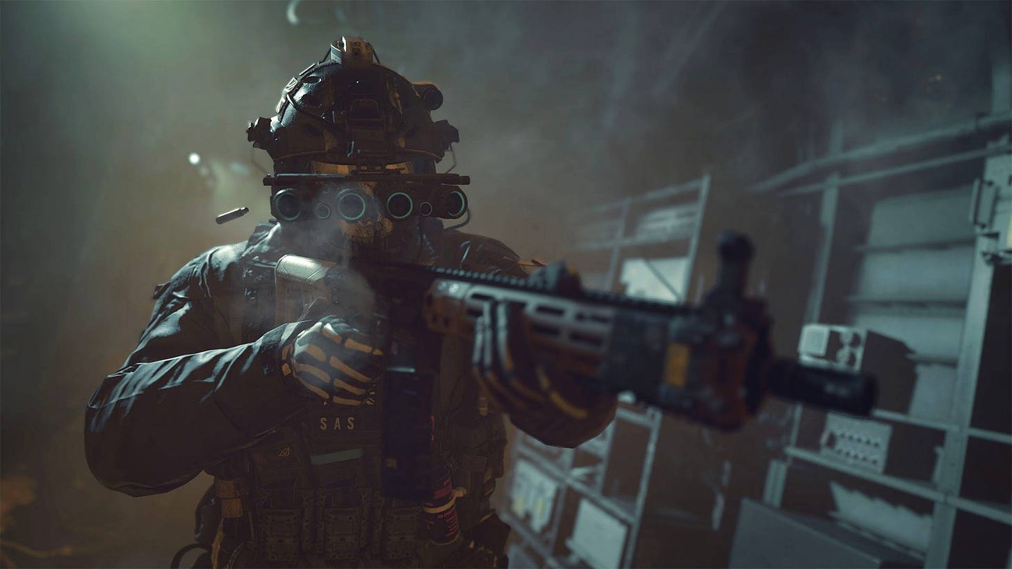 Call of Duty: Modern Warfare 2 in-game screenshot of an Operator