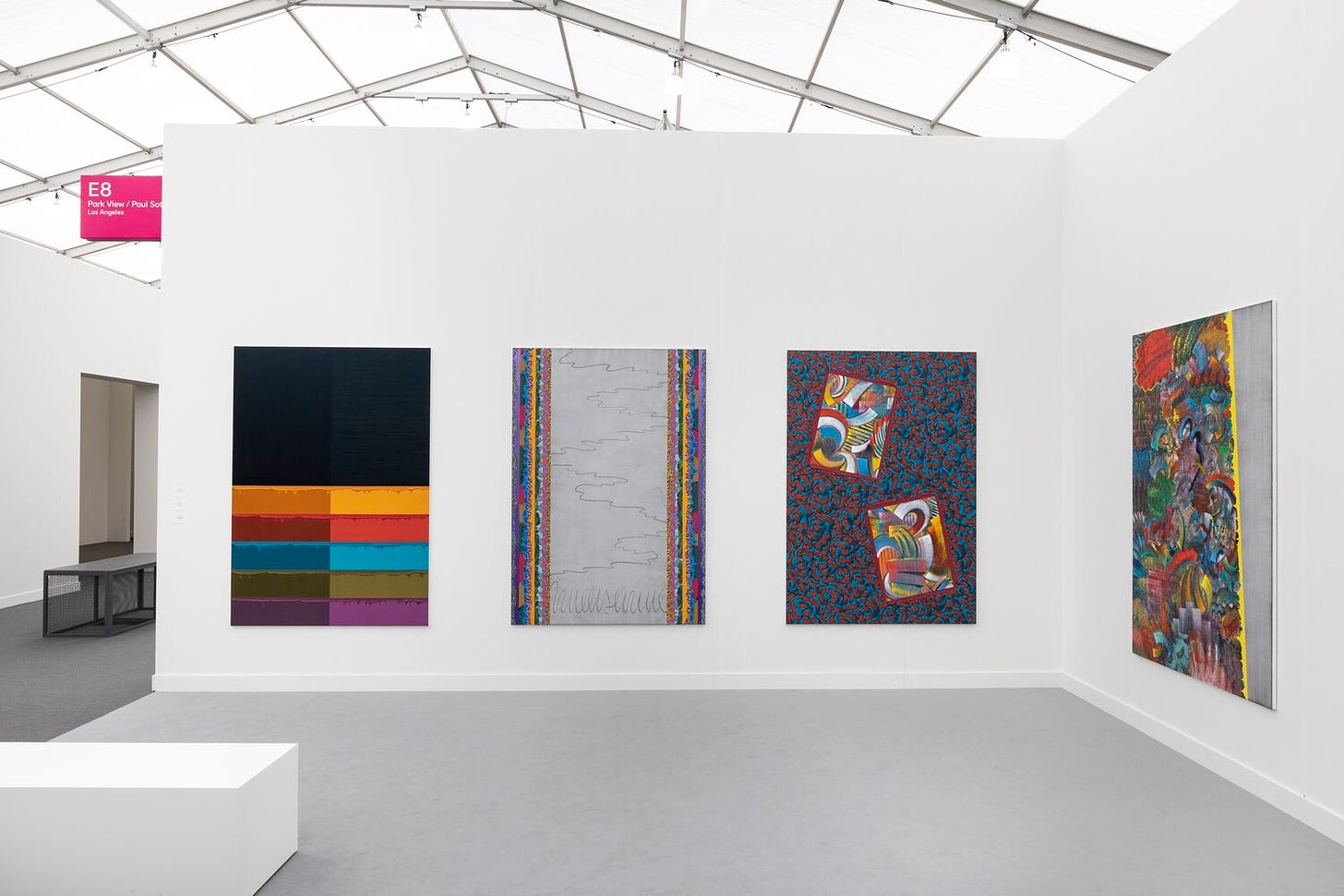 Alex Olson with Park View/Paul Soto at Frieze Los Angeles, February 2020, installation view