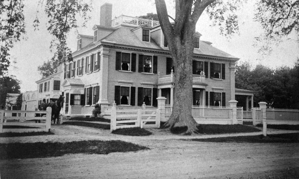 47 central street, andover, ma, claimed to be used as president pierce's offices during visits to andover