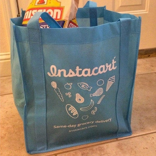 instacart bag_courtesy instagram - San Antonio Report