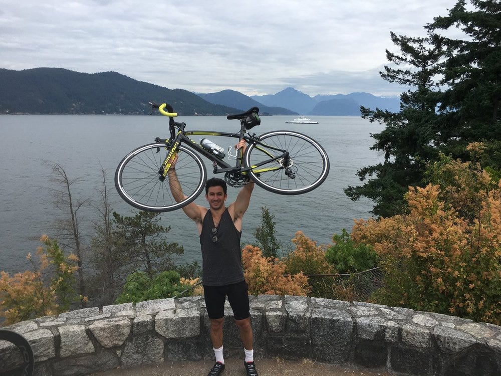 Spent an entire day biking around Vancouver and through the hills of Northern Vancouver