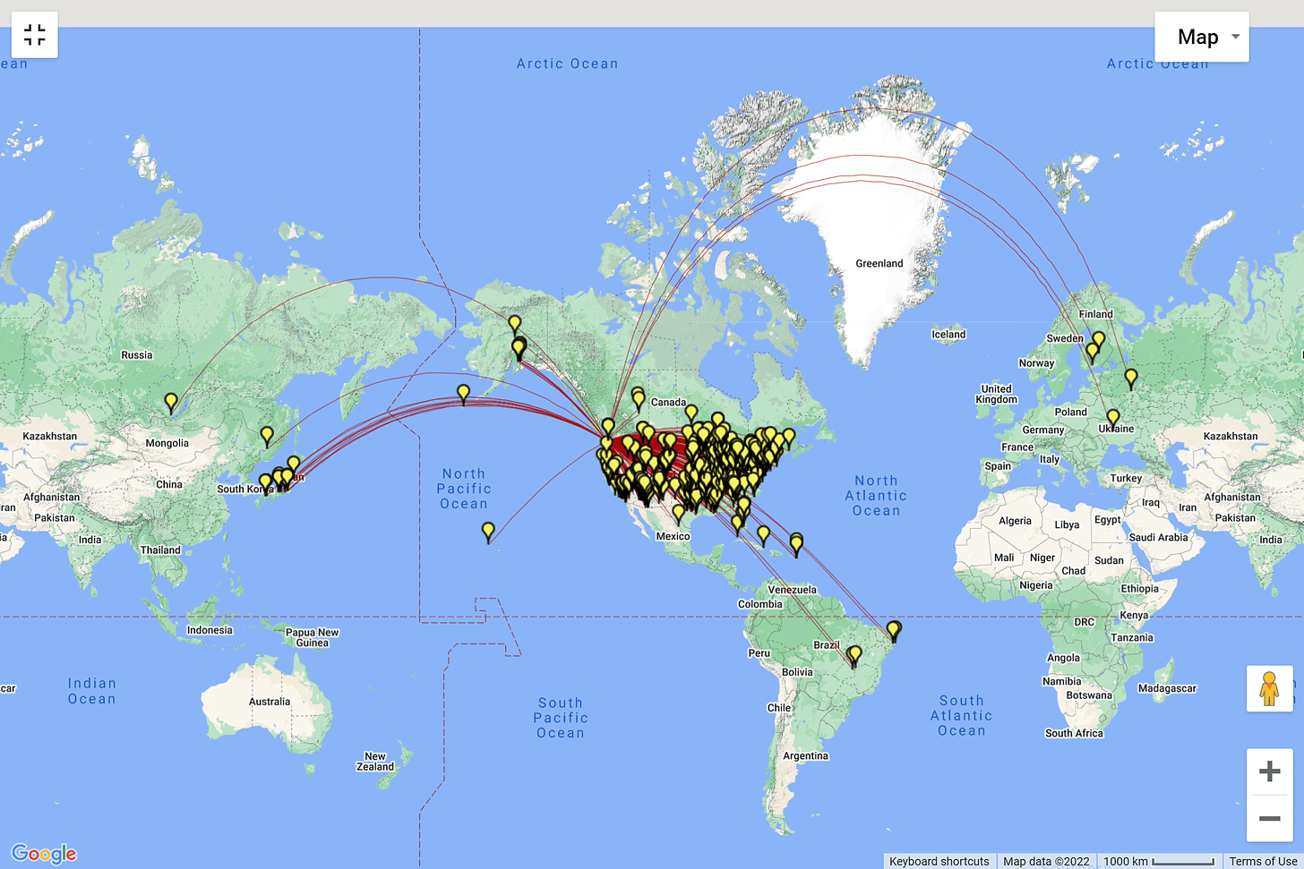 KJ7T QSOs in August 2022