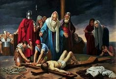 Eleventh station : Jesus is nailed to the Cross