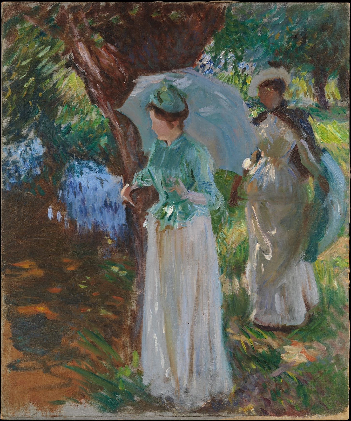 Two Girls with Parasols (1888)