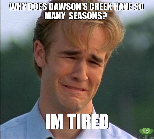 Image result for dawson's creek meme