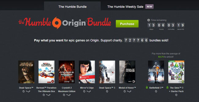 Humble Bundle Origin