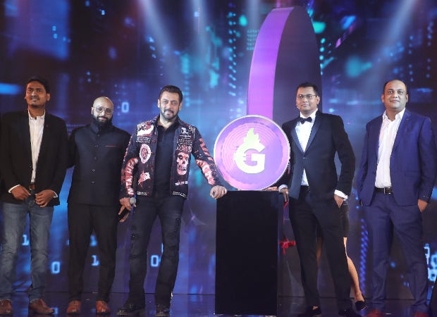 Salman Khan launches India&#39;s first social token Chingari&#39;s &#39;$GARI&#39; and its  NFT Marketplace : Bollywood News | Global Online Money
