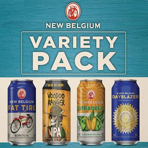 New Belgium Variety Folly Pack (12pk 12oz cans) – Siesta Spirits
