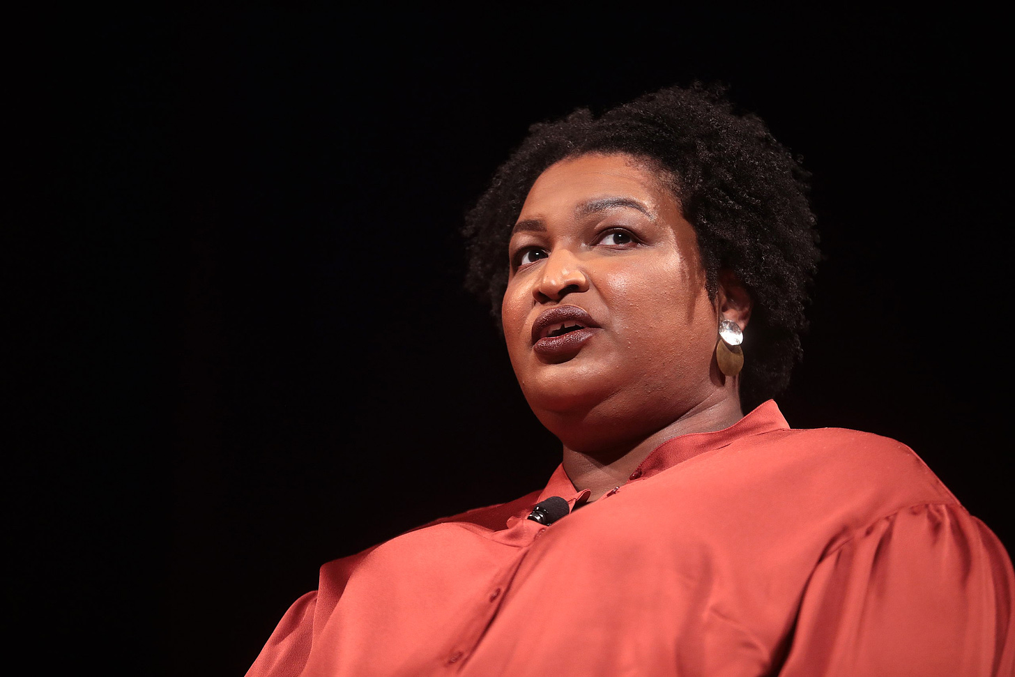 Stacy Abrams at an event in Mesa, Arizona in 2021. Photo by Gage Skidmore