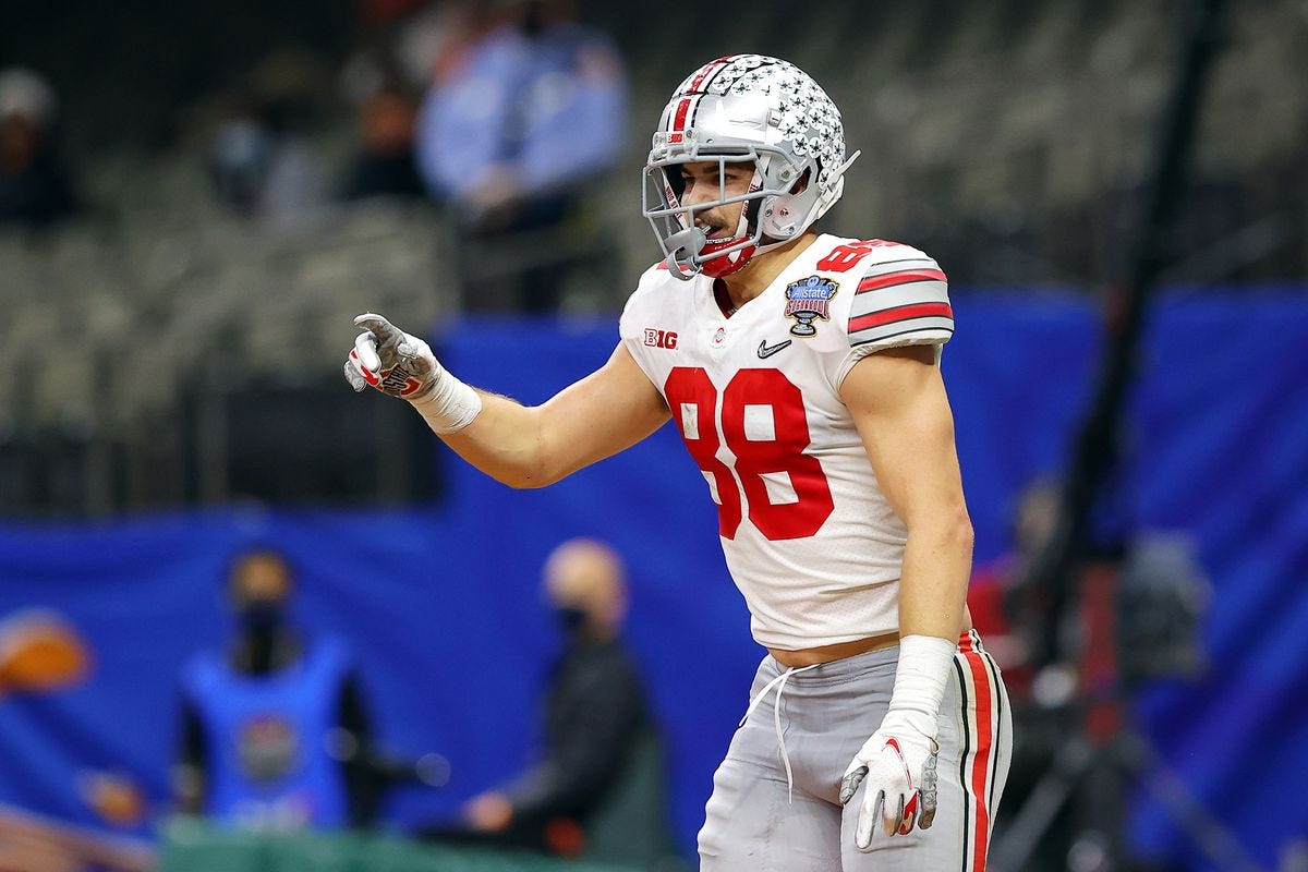 Column: Ohio State tight end Jeremy Ruckert has something to prove this  fall - Land-Grant Holy Land
