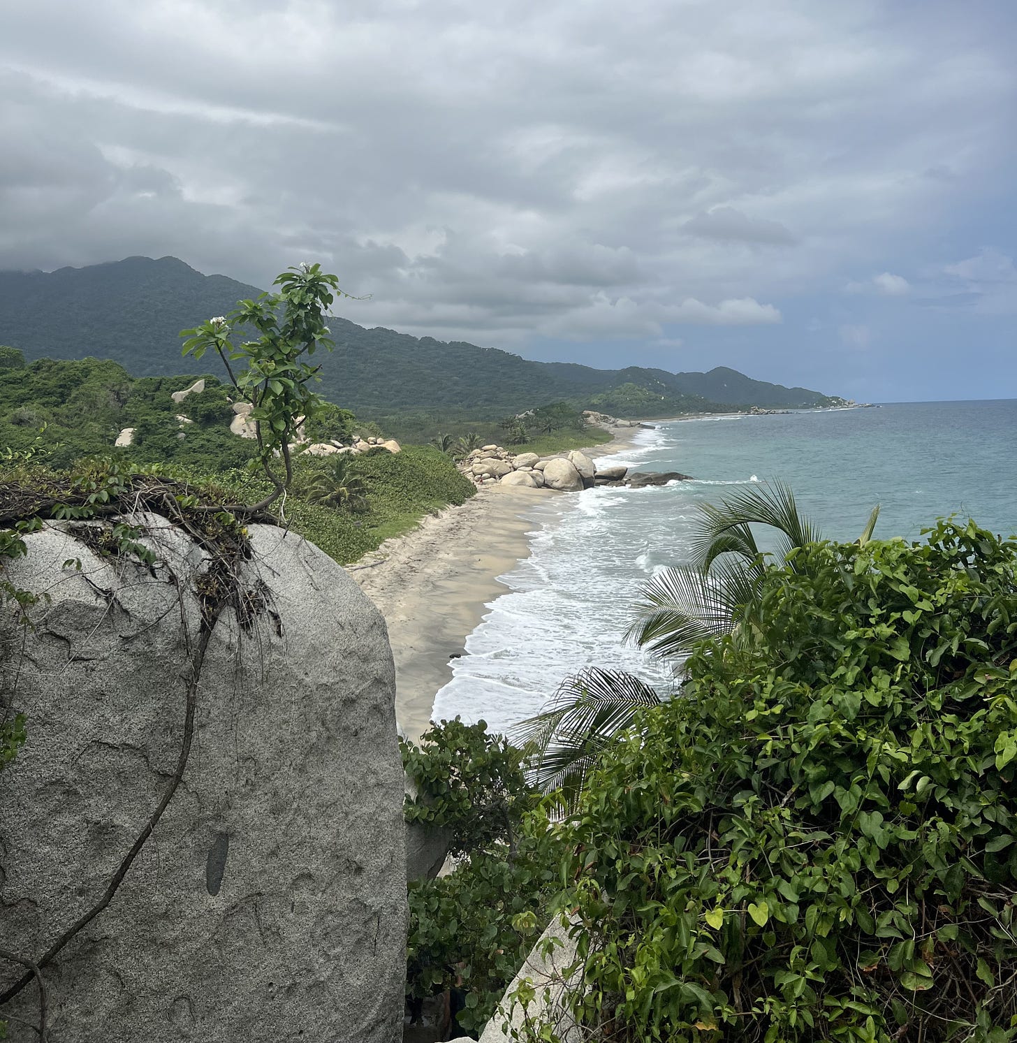 Views from a hike in Tayrona National Park in Colombia this past week.