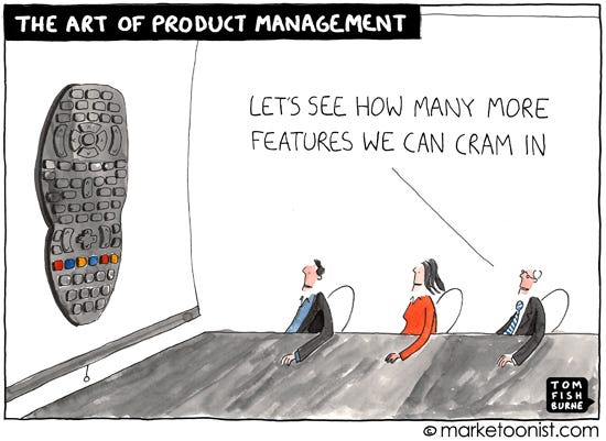 The Art of Product Management" cartoon | Marketoonist | Tom Fishburne