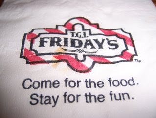Journey of hecking view: TGI Friday eat out