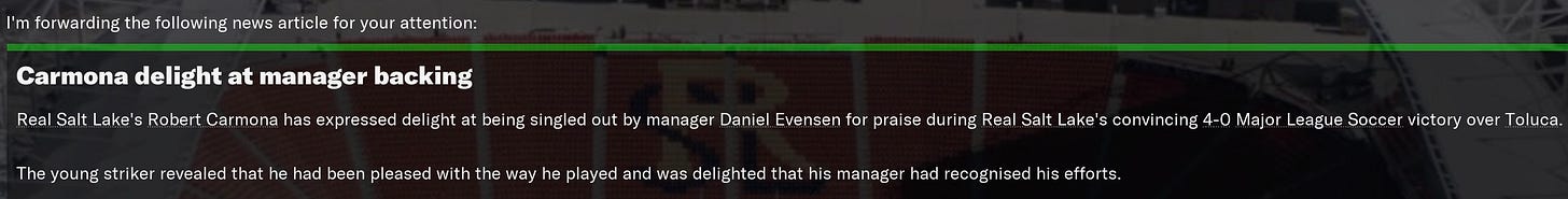 Football Manager 2021 Robert Carmona