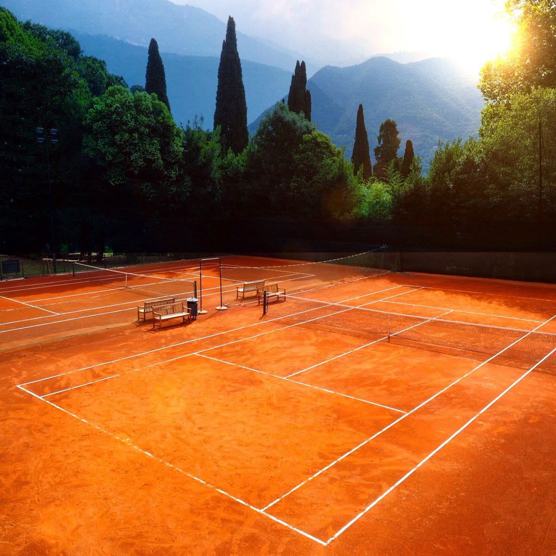Learn how to play on different types of courts and unusual locations for playing  tennis 🎾 #bettertennis