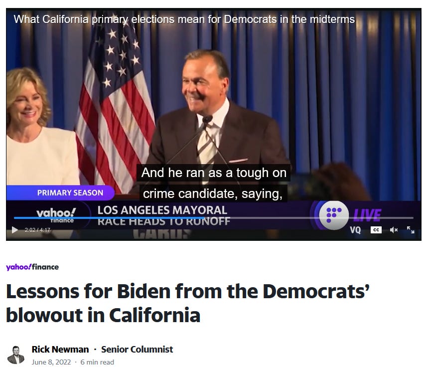 Yahoo: Lessons for Biden from the Democrats’ blowout in California