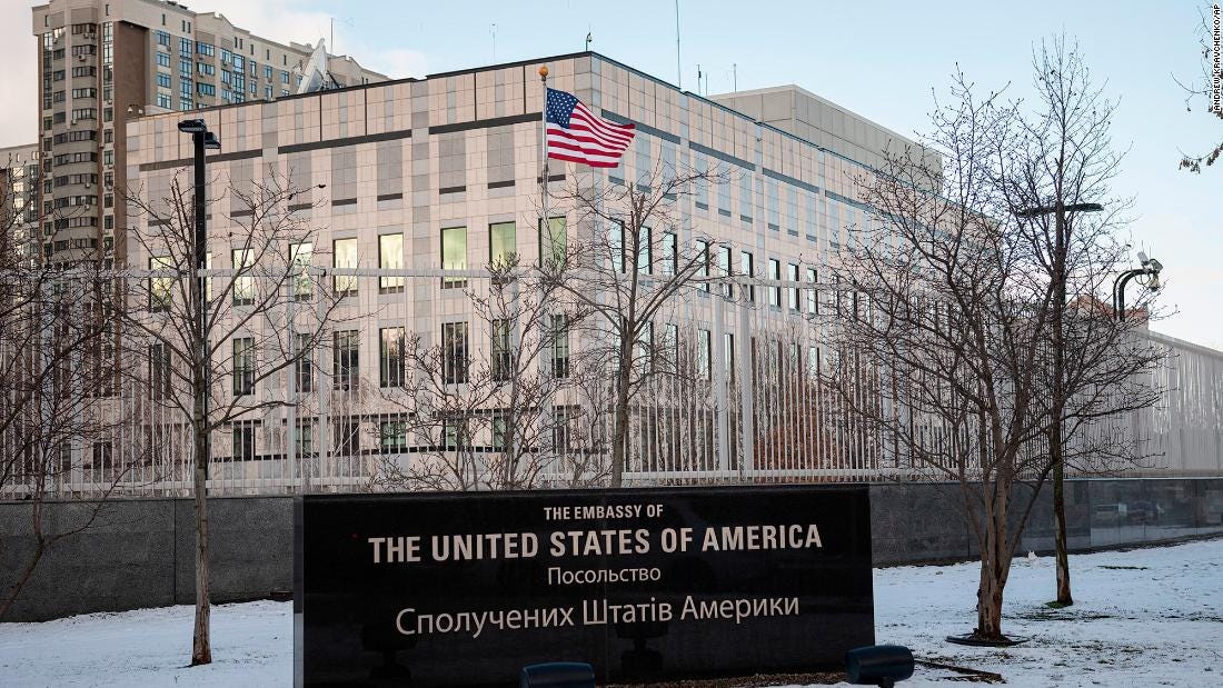 Ukrainian staff of US Embassy in Kyiv ask State Department for urgent help  - CNNPolitics