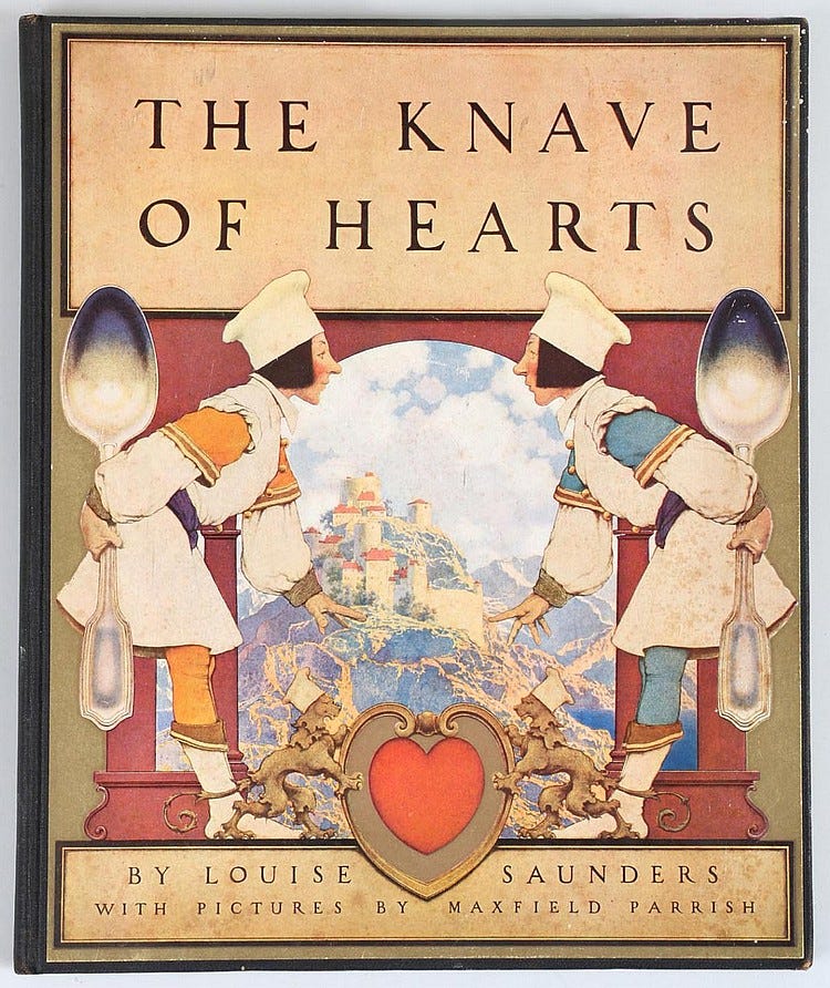 Sold Price: Maxfield Parrish illustrated "The Knave of Hearts'' book - July  6, 0118 12:00 PM EDT
