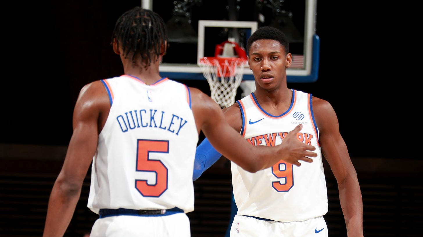 RJ Barrett stands at the forefront of a New York Knicks youth movement  worth getting excited over | NBA.com Canada | The official site of the NBA