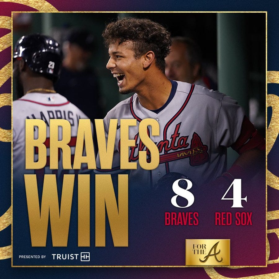 Braves win graphic