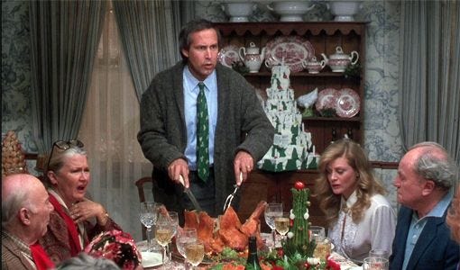 Who could forget the Griswold Turkey... I hope everyone's Thanksgiving … | Christmas  vacation characters, National lampoons christmas vacation, Christmas  vacation