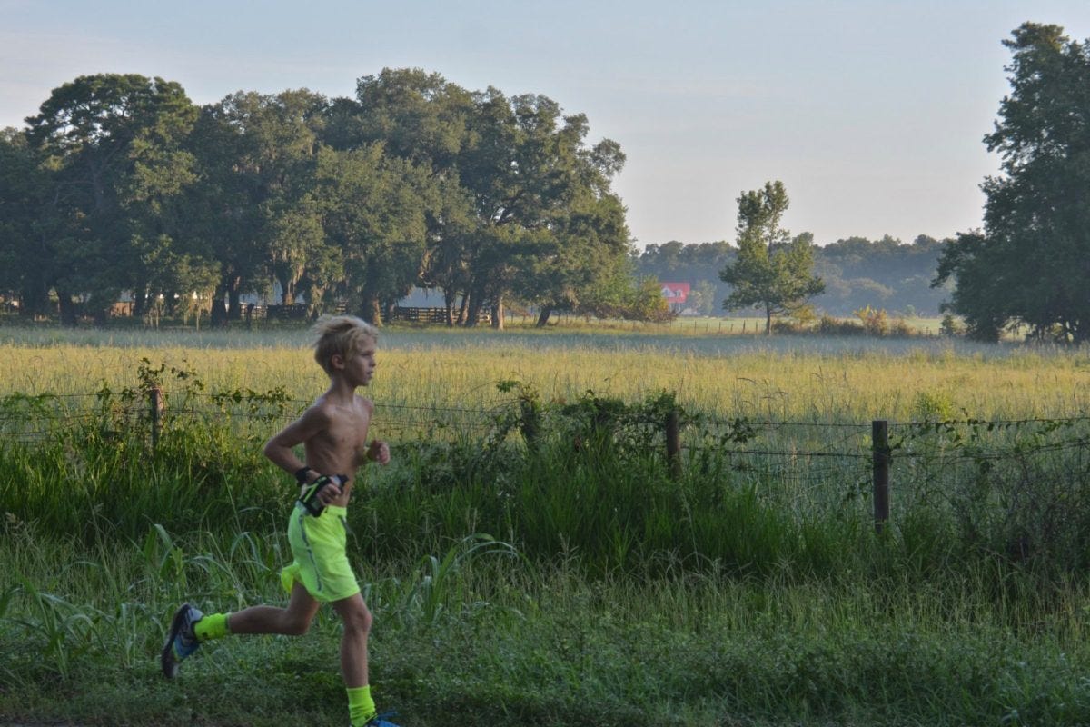 12 year old Gavin Moore wins the 2020 Cremator Ultra 50-Mile Endurance Race in Beaufort, SC