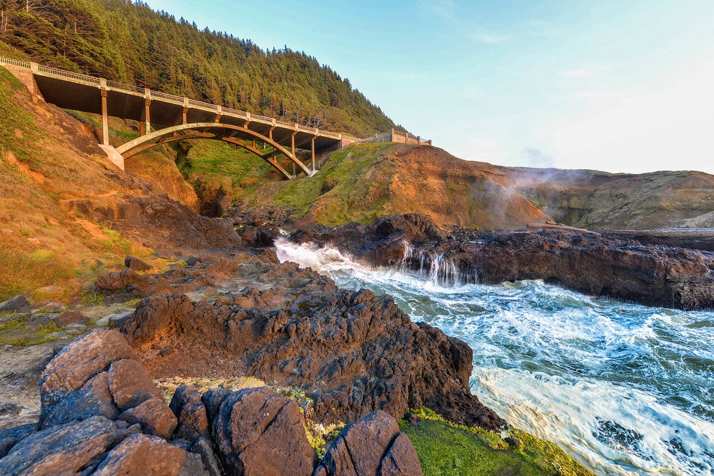 Tidepool Bridge, Oregon Coast