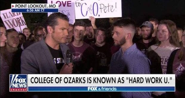 College of the Ozarks students defend Kavanaugh on Fox News - Metro Voice  News