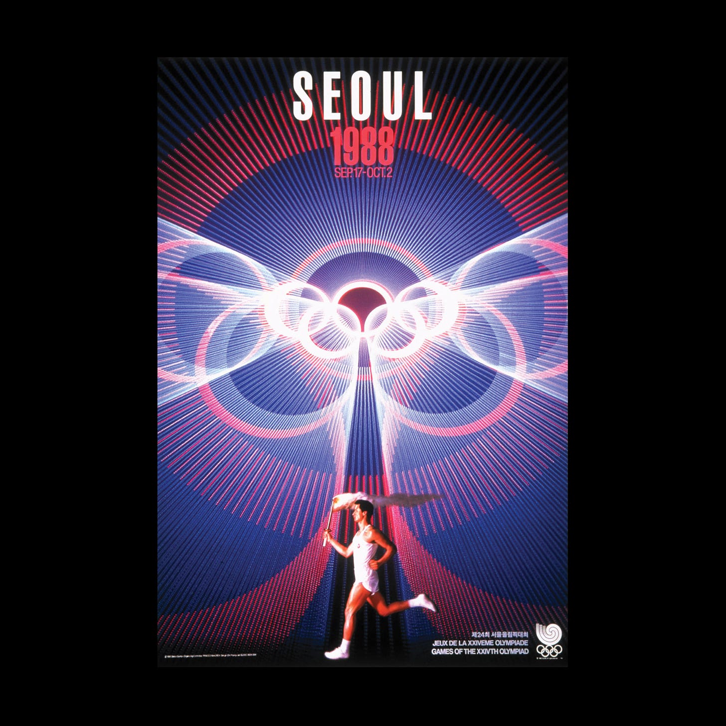 Poster for the Seoul '88 Olympic Games