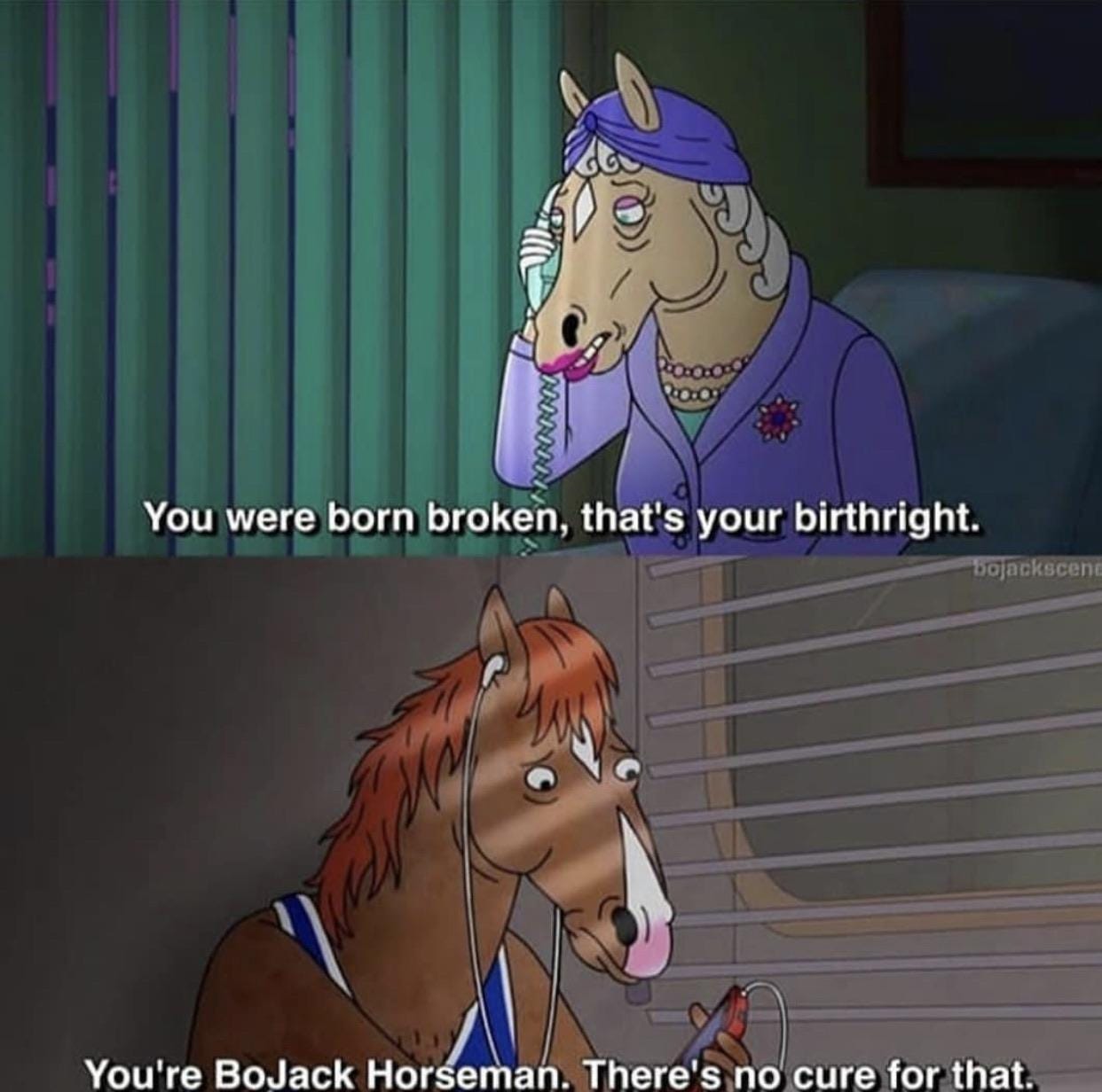 When you realize this scene was the closest thing to an apology BoJack was  ever going to get from Beatrice for how she treated him. |  /r/BoJackHorseman | BoJack Horseman | Know