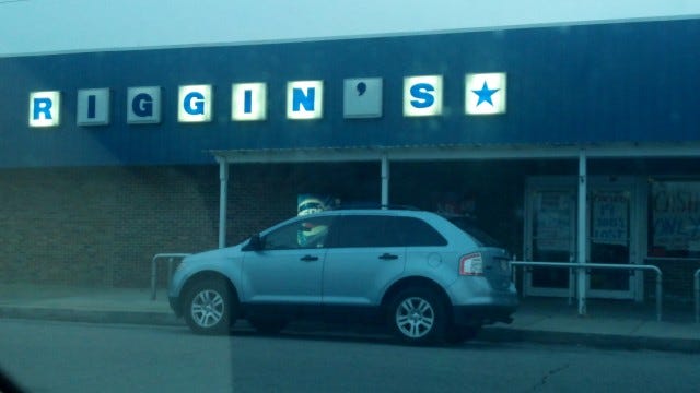 The now-former Riggin's Grocery in Crisfield.