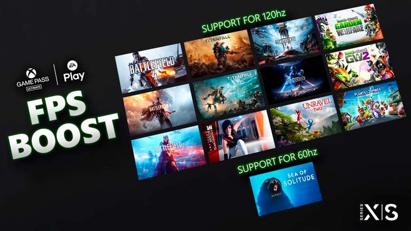 Jogos do Xbox que receberam FPS Boost: Battlefield, Titanfall, Star Wars, Plants vs Zombies, Mirrors Edge, Unravel Two e Sea of Solitude