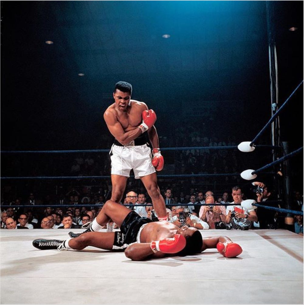 Muhammad Ali vs. Sonny Liston — perhaps the greatest sports photo of the  century by Neil Leifer — about photography blog