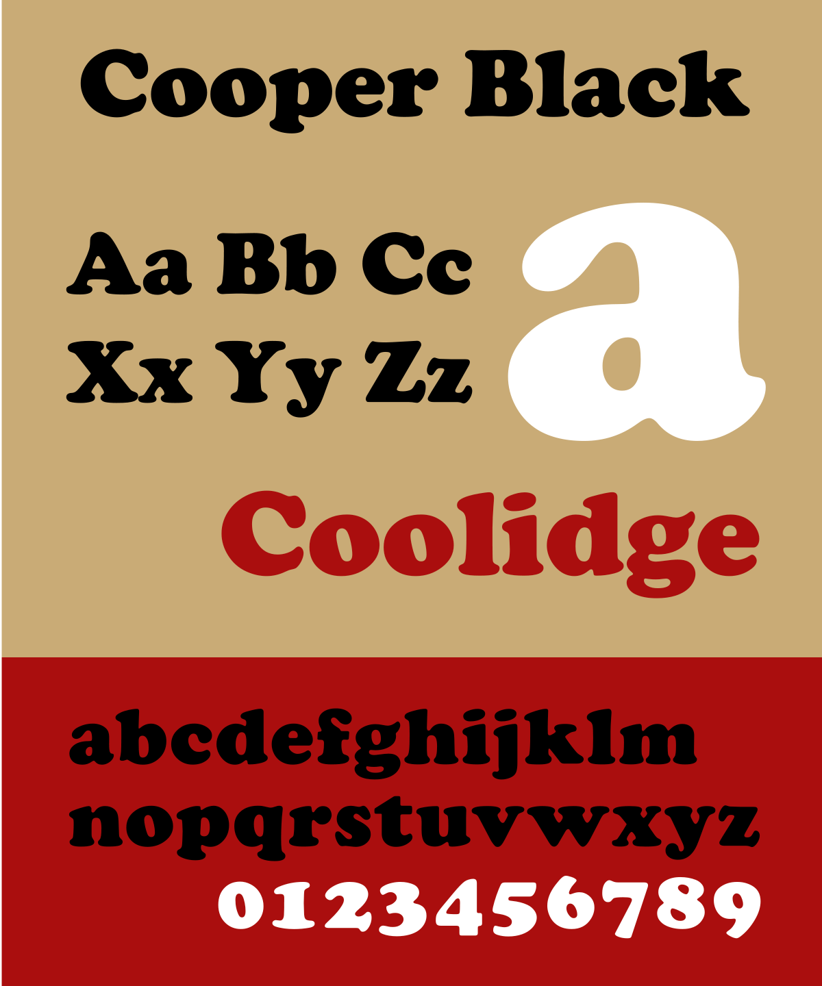 Img: Cooper Black is a typeface released by the Barnhart Brothers & Spindler type foundry in 1922. 