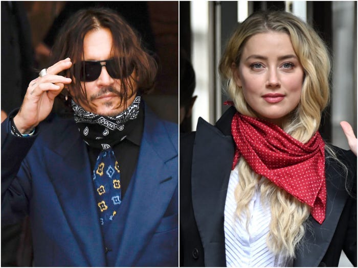 Johnny Depp, Amber Heard at libel case in London