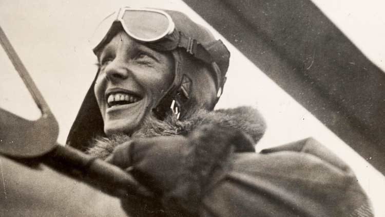 Amelia Earhart in stories from history ,biography and death