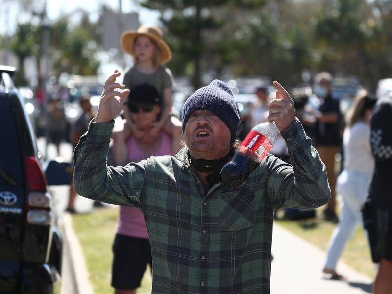 Dozens of anti-lockdown protests were held across NSW, with 135 people arrested and more fined.