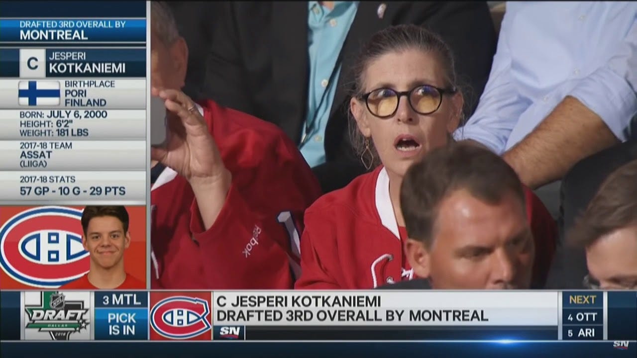 RMR Episode246 - Canadians Fan Reacts to the Draft of Jesperi Kotkaniemi! -  YouTube
