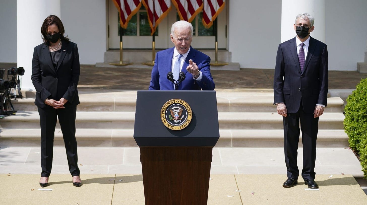 It has to stop': Biden takes initial action on guns, calls on Congress to  do more | WITF
