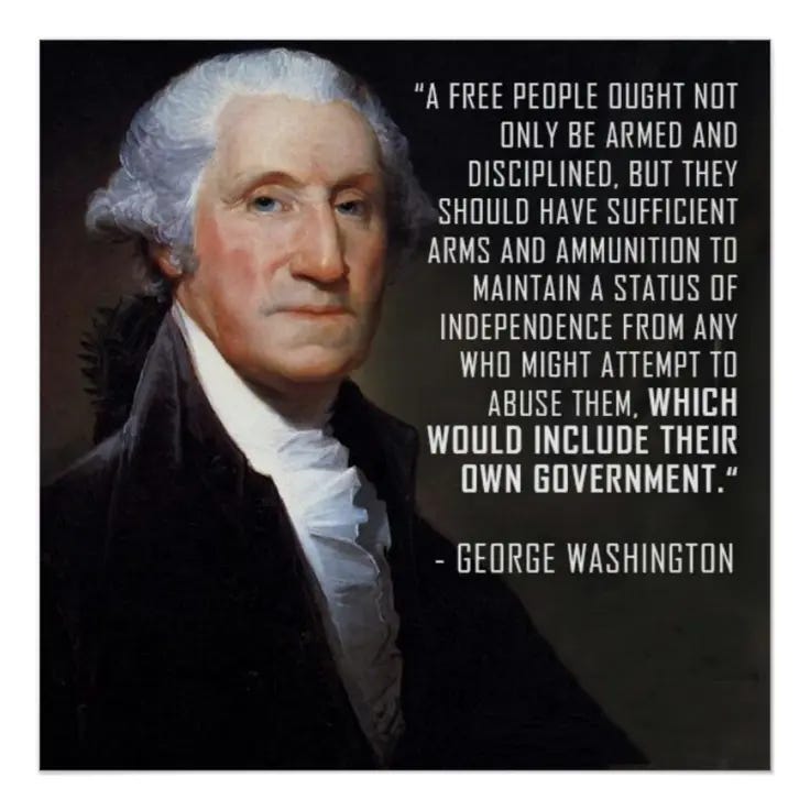 Second Amendment Quote - George Washington Poster | Zazzle