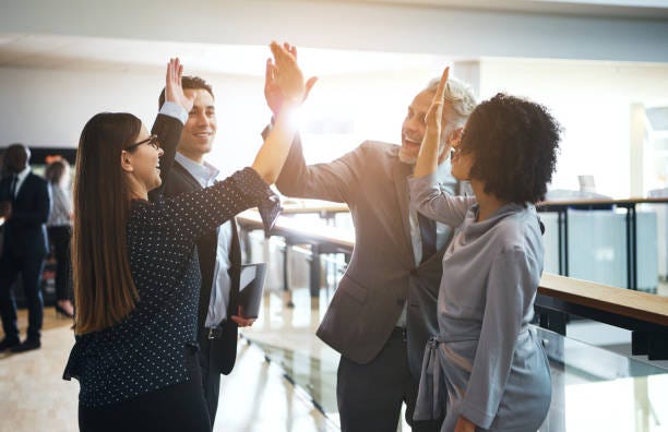 5,491 Business People High Five Stock Photos, Pictures & Royalty-Free  Images - iStock