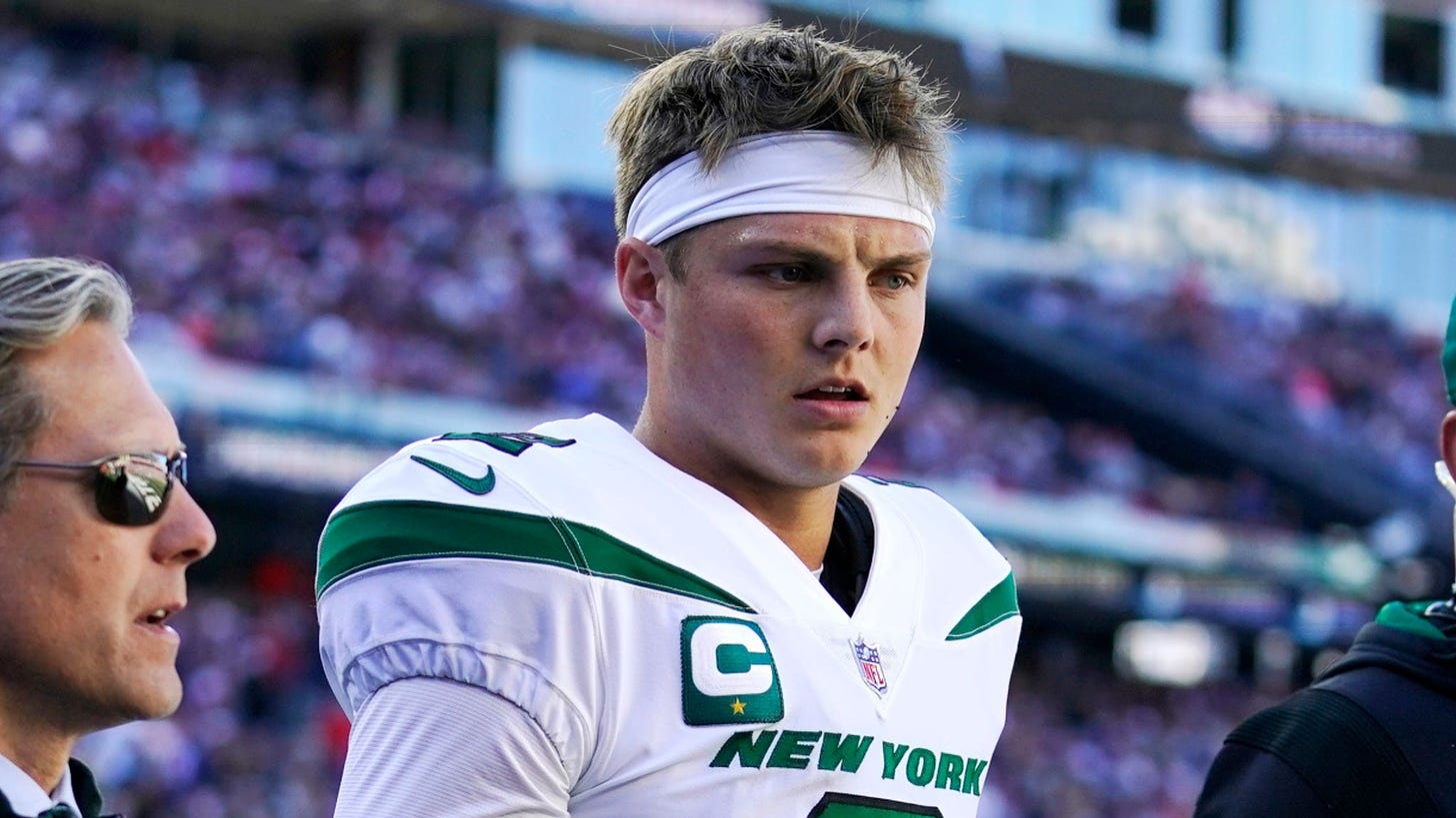 Zach Wilson: New York Jets quarterback set to miss 2-4 weeks with knee  injury | NFL News | Sky Sports